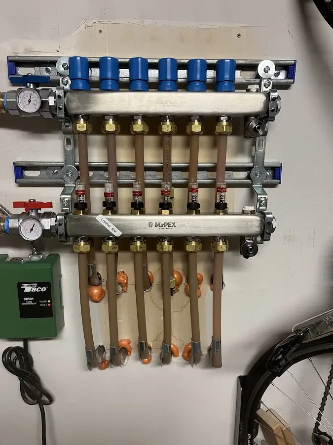 Plumber performing Gas Line Installation at a residential property in Deerfield Beach